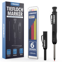 Tieflochmarker mit Köcher