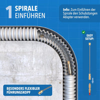 Einziehspirale 30m - Kabeleinziehhilfe