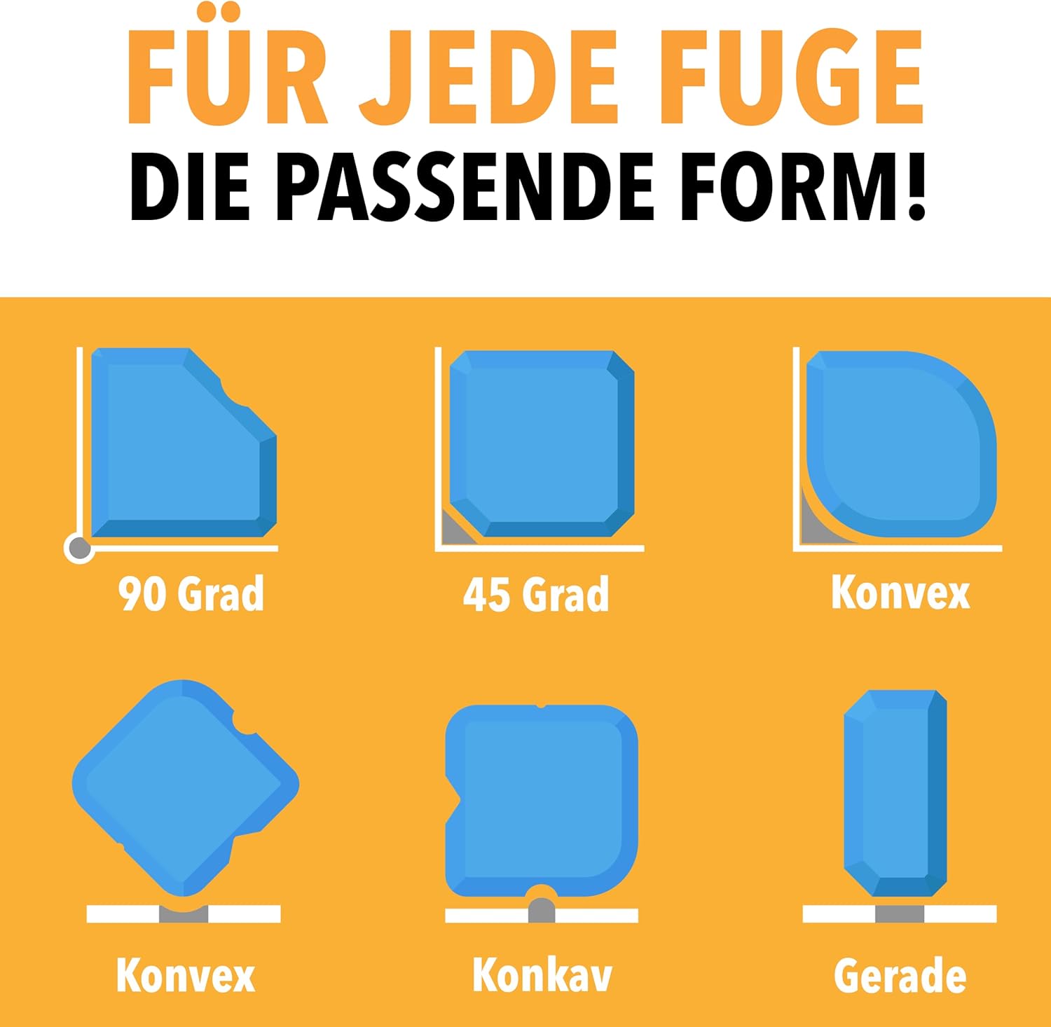 Silikonentferner Werkzeug für Silikonfugen SET