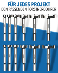 Forstnerbohrer Set 12-teilig