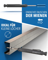 Tieflochmarker Profi mit Köcher