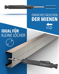 Tieflochmarker Profi mit Köcher