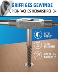 Schraubenausdreher mit Windeisen