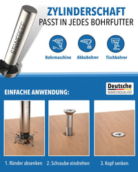 Kegelsenker 4er-Set
