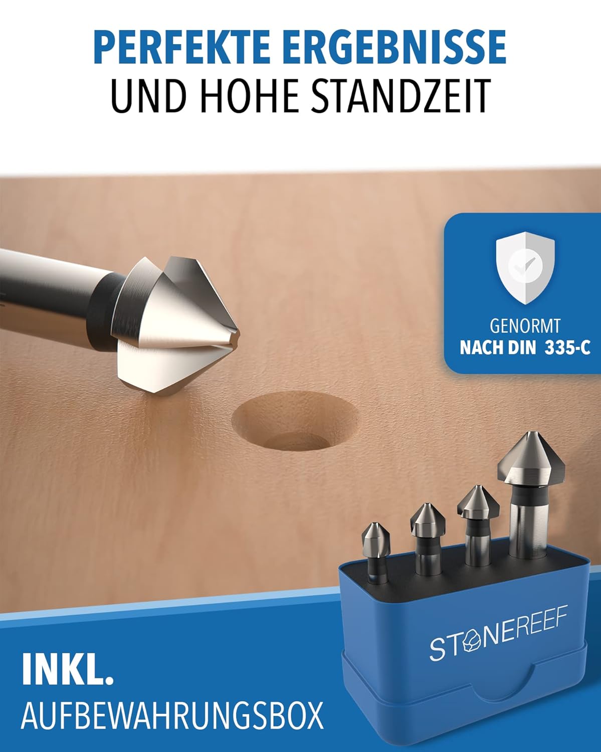 Kegelsenker 4er-Set