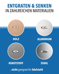 Kegelsenker 4er-Set