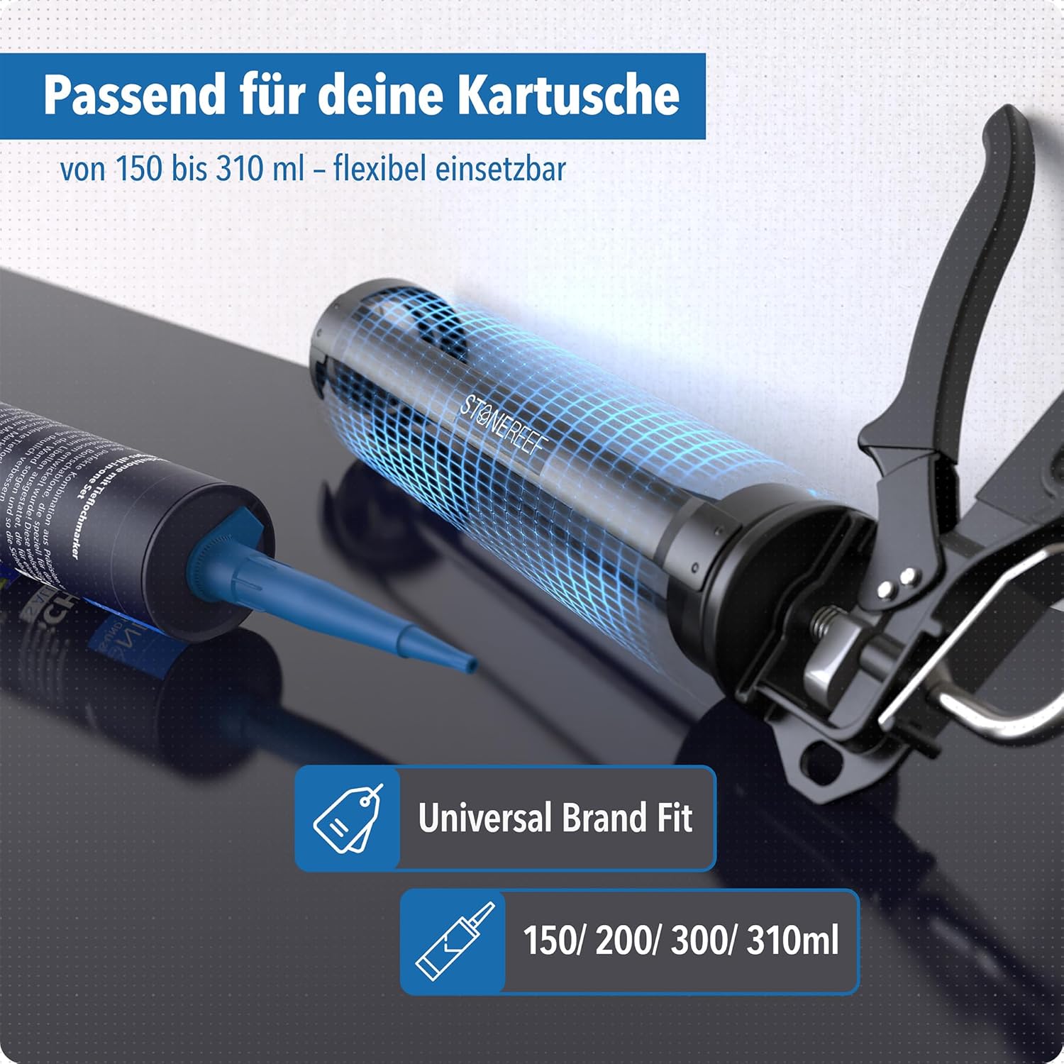 9” Kartuschenpistole Set