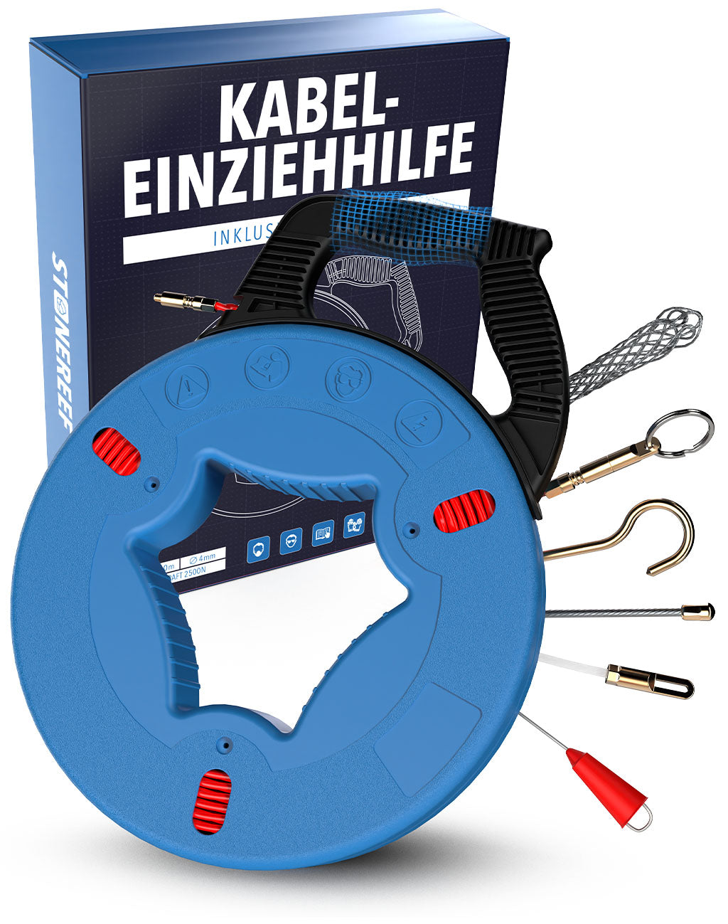 Einziehspirale 30m - Kabeleinziehhilfe