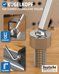 Innensechskantschlüssel chrom