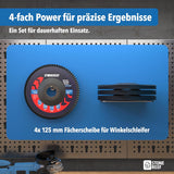 Fächerscheiben 4er-Set