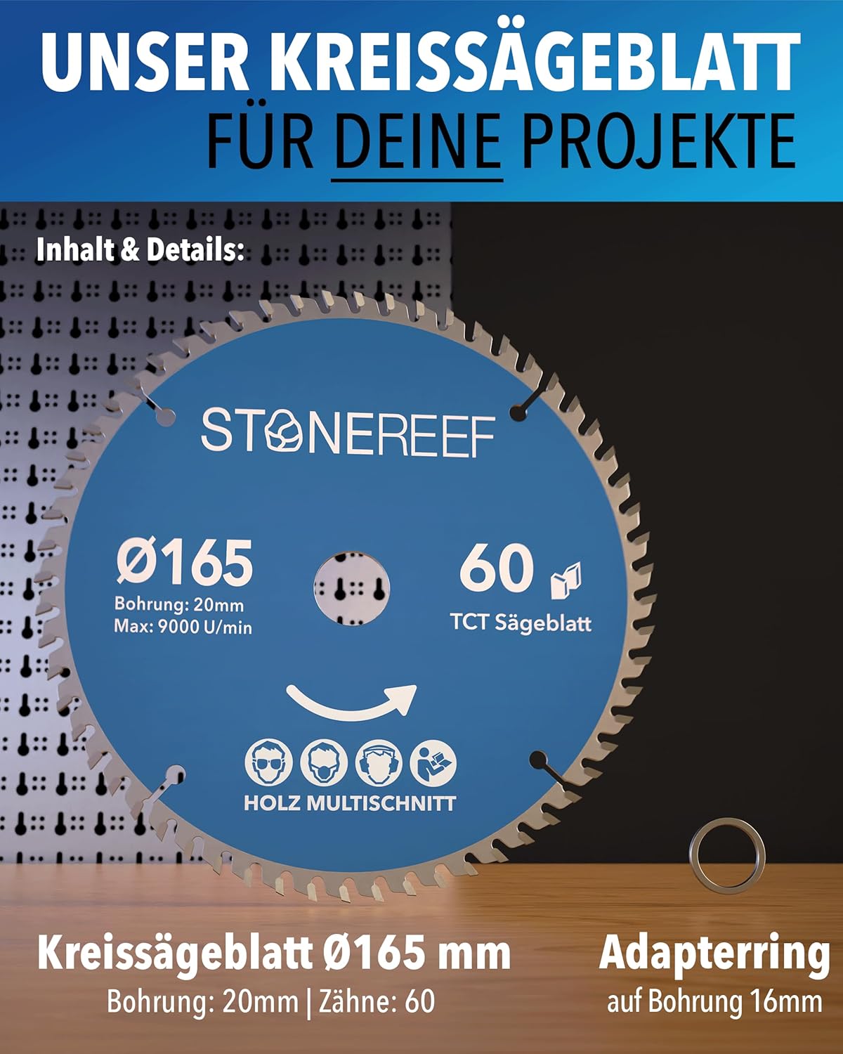 Sägeblatt 165x20 - Kreissägeblatt