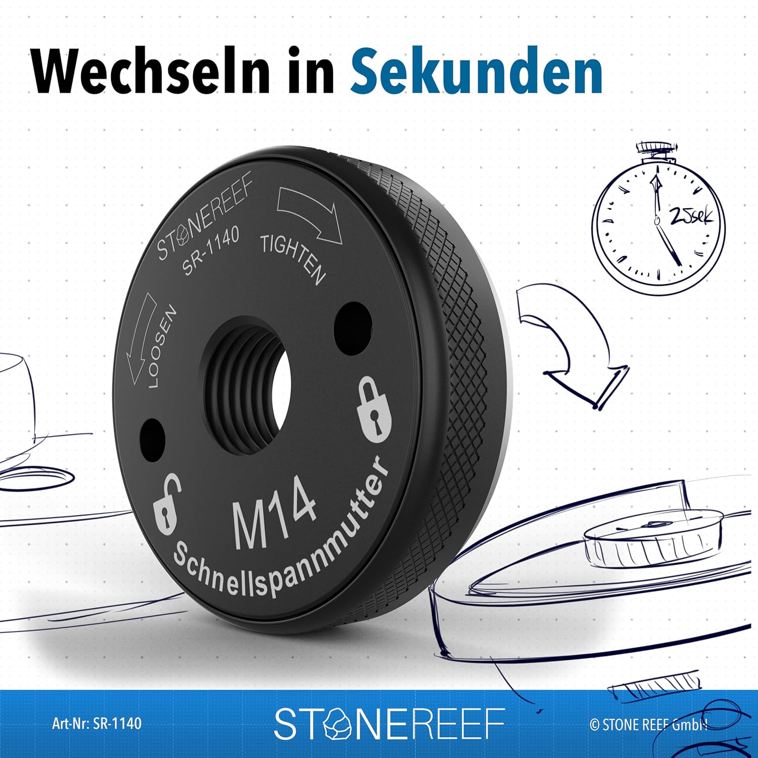 Schnellspannmutter M14