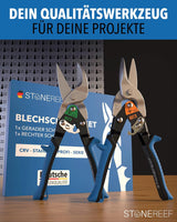 Blechschere Set gerader- & rechter Schnitt
