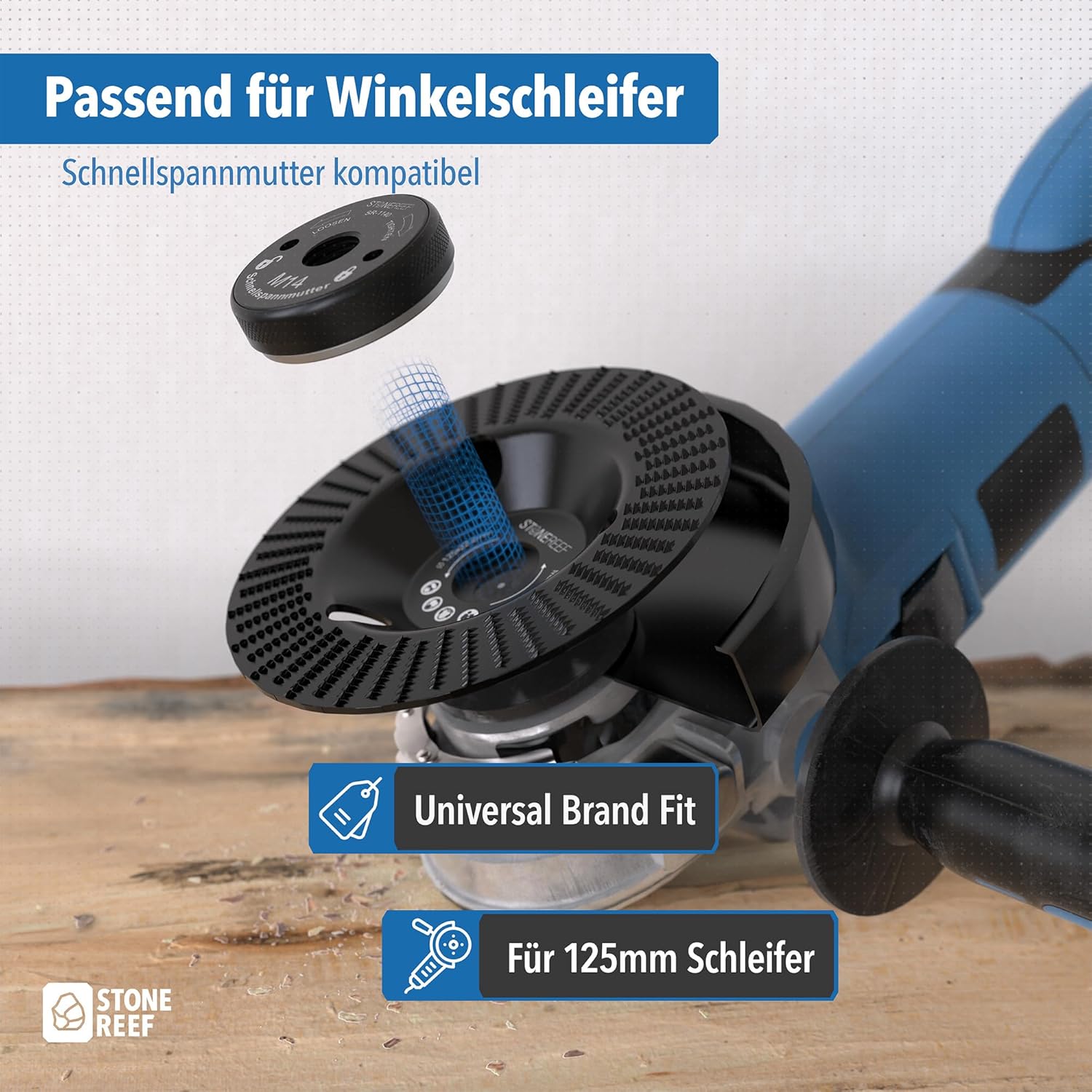 Holz Schleifscheibe 125mm