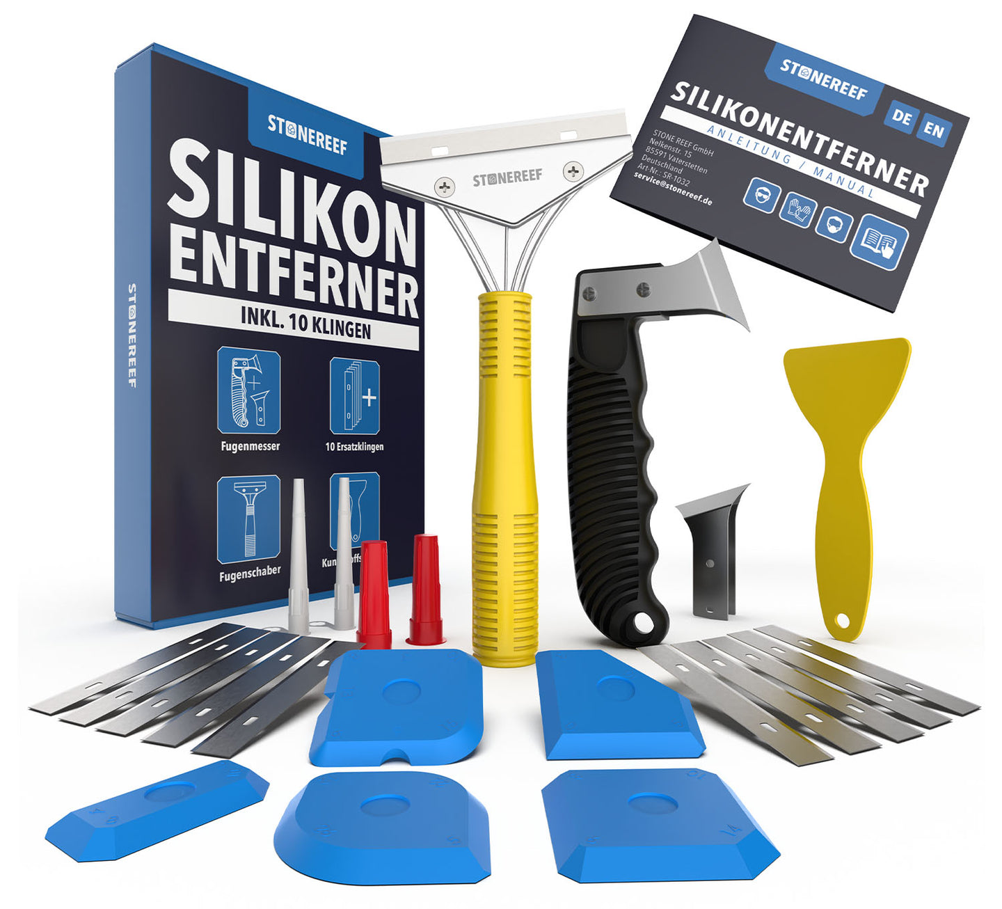 Silikonentferner Set Werkzeug zum silikonentfernen