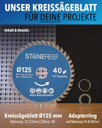 Sägeblatt 125x22.23- Kreissägeblatt