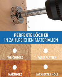 Forstnerbohrer Set 12-teilig