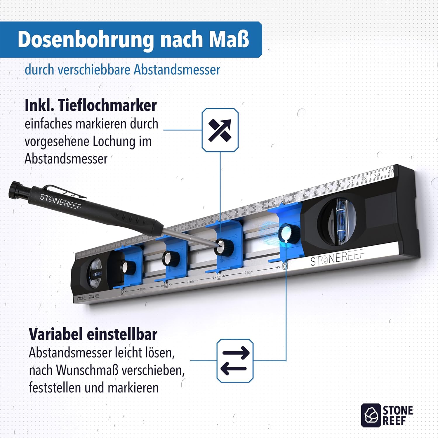 Elektriker Wasserwaage 40 cm