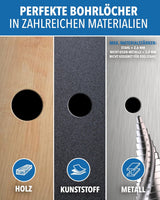 Stufenbohrer Profi aus HSS Stahl