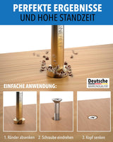 Senkbohrer Set aus HSS Stahl
