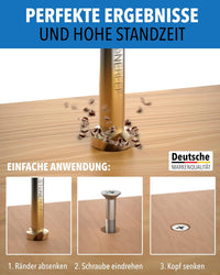 Senkbohrer Set aus HSS Stahl