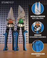 Blechschere Set gerader- & rechter Schnitt
