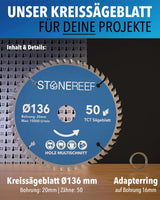 Sägeblatt 136x20 - Kreissägeblatt