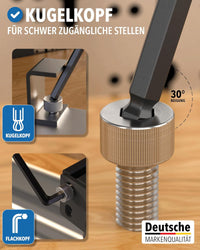 Innensechskantschlüssel schwarz