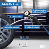 Reifenfüller mit Manometer
