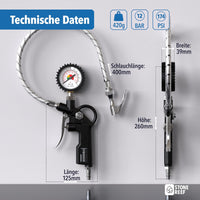 Reifenfüller mit Manometer