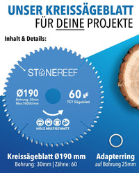 Sägeblatt 190x30 - Kreissägeblatt