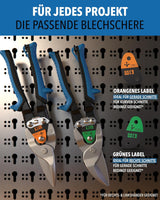 Blechschere Set gerader- & rechter Schnitt