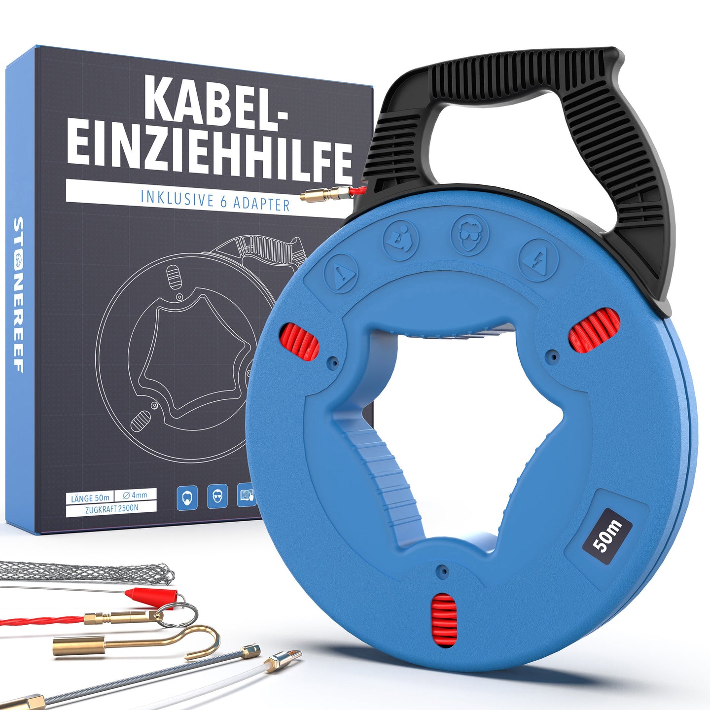 Einziehspirale 50 m - Kabeleinziehhilfe