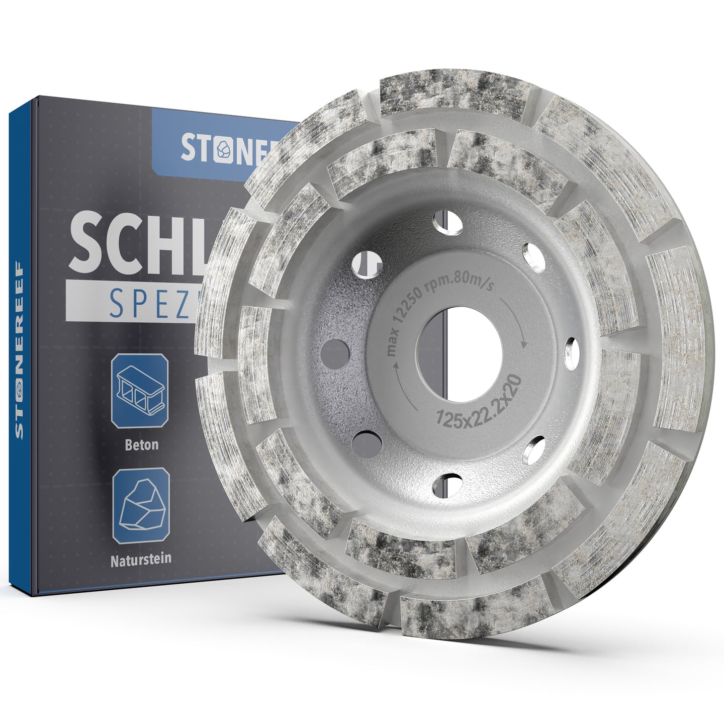 Diamant-Schleiftopf Standardreihung