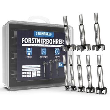 Forstnerbohrer Set 12-teilig