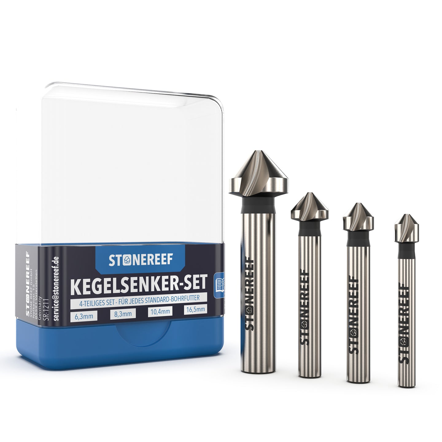 Kegelsenker 4er-Set
